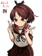 だぶるぴーすしきなみちゃん