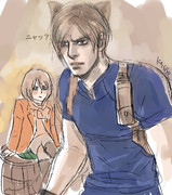 ばいおRE4 のレオンがカッコいい
