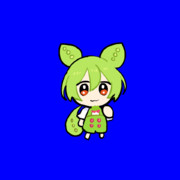 【素材】なびくずんだもんGIF