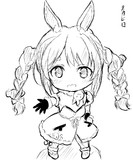 兎田ぺこらちゃん（ねんどろいど模写）