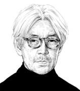 追悼画：坂本龍一さん