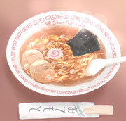 Twitterフォロワー3000超えたのでお祝いのラーメンを(･∀･)˜゜