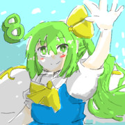 手を伸ばす大妖精