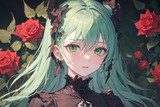 薔薇と少女