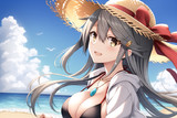 海と女の子