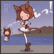 サクラローレルとバクシンオー