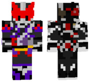 マイクラスキン　仮面ライダーアウトサイダーズ　ep.2