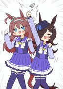 距離感が不用意なブルボンさんとライスちゃん