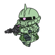 ザクⅡ指揮官機(たぬき) 射撃装備 微調整版