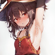 カルピスをぶっかけられためぐみん