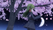 残る桜