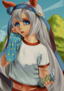 トレーニング後タマちゃん