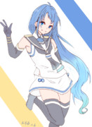 五月雨さんとお絵描き練習