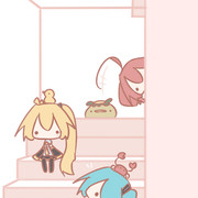 とりぷるばかと階段