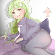 ひっぱられ長月ちゃん