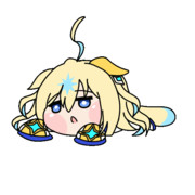 寝そべりユニちゃん