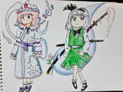 ZUN絵幽々子&妖夢