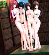 【今日のミクお姉さん】なでなでと キレイな おみあしさん…♡