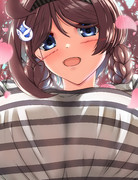 長鯨ちゃんとお花見膝枕