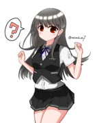 【５枚目】１００枚描くころには画力上がってる説　早潮ちゃん