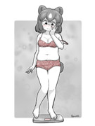 片足で乗れば半分になるよね？