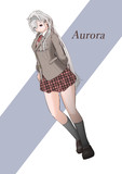 オーロラ　女学生風