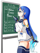 10周年らしいので五月雨を描きました。