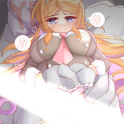 見上げる夕暮ちゃん