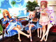 【今日のレア様】お茶会は おみあしさんで のんびり…♡