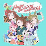 キングヘイロー　誕生日絵2023