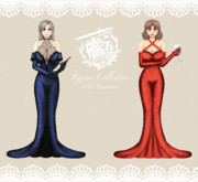 艦隊これくしょん10周年記念 (千歳と千代田のパーティードレス)