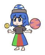 269 ぴちゅーんヘカーティア(地球)【東方Project 立ち絵素材 PNG】