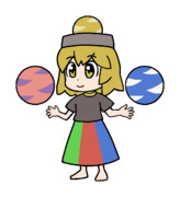 270 ぴちゅーんヘカーティア(月)【東方Project 立ち絵素材 PNG】