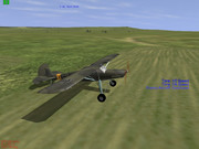 THE BLACKの偵察任務のために離陸するFI156