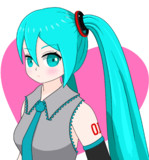 ミクちゃん描いてみた