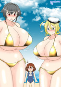 金ビキニ艦娘