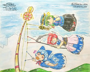 屋根より幻想郷より高く泳げ！５５５いのぼり！✨