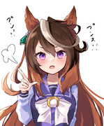 参考資料を見ずに手癖で描いた会長