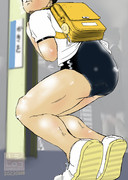 リュックサックとレオタードﾊｧﾊｧ(*´д｀*)ﾊｧﾊｧ