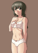 磯波ちゃんの下着姿