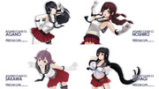 【MMD艦これ】阿賀野型集合