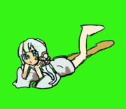 くつろぐつくよみちゃんアニメーション素材