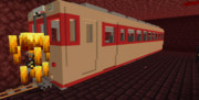 生崎駅を発車するキハ58