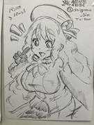 西海ノ暁in横須賀で描きました