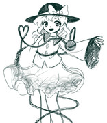 ほんのりZUN絵風のこいしちゃん