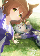 お昼寝スカイとこっそりツーショマーチャン