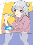 『食べたいんですか？』