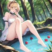NovelAIで風リリィのどえっち上限解放に対抗するジータちゃんを生成してみた