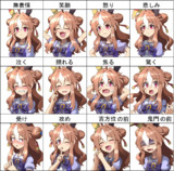 ウマ娘：コパノリッキーで表情練習