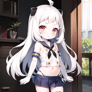 島風コスのほっぽちゃん